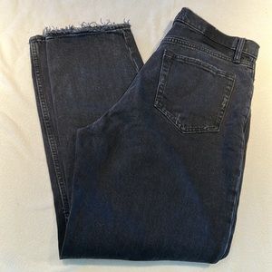 Abercrombie high rise dad jeans